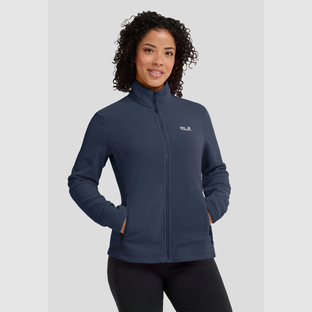 JACK WOLFSKIN leichte Fleece-Jacke Midnight Sky