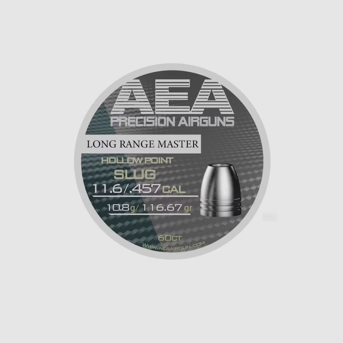 AEA Slugs Long Range Master HP, Kal. 11,6mm/.457