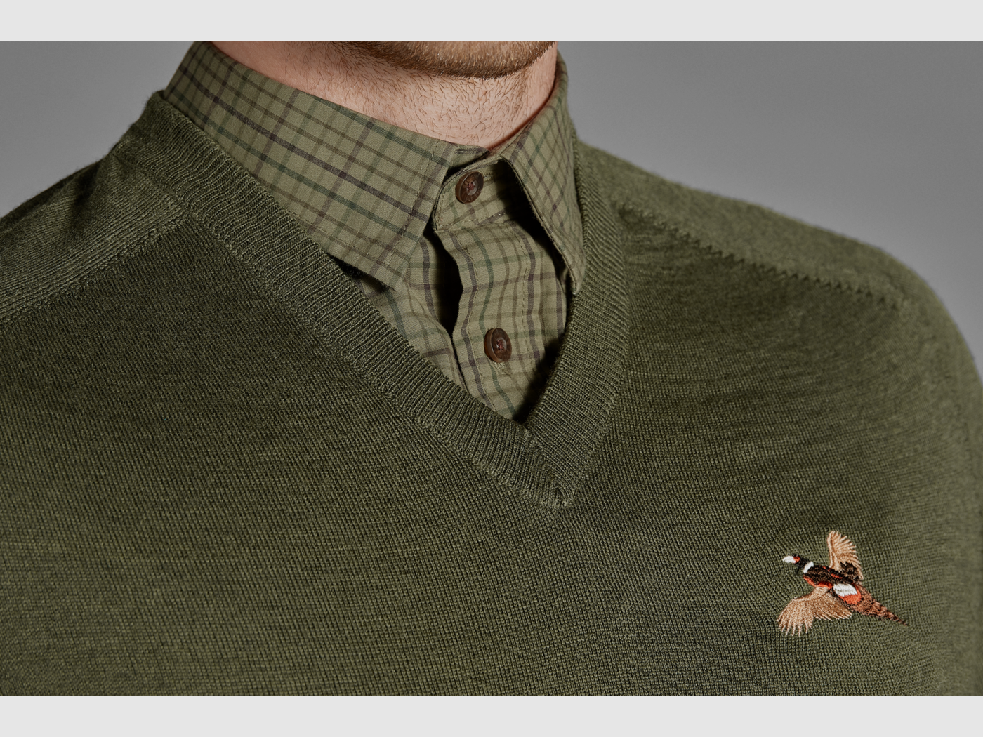 Seeland Woodcock V-neck pullover, billede 3 af 3