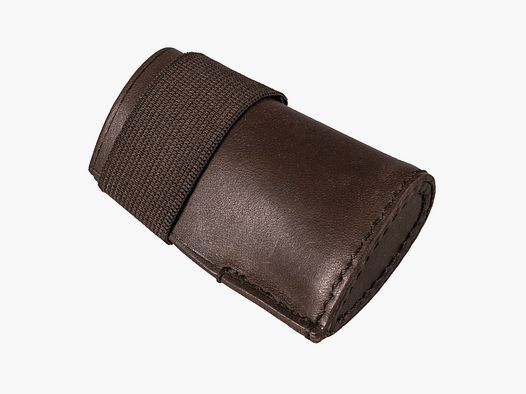 Osłona wylotu dla podwójnej broni myśliwskiej skórzana