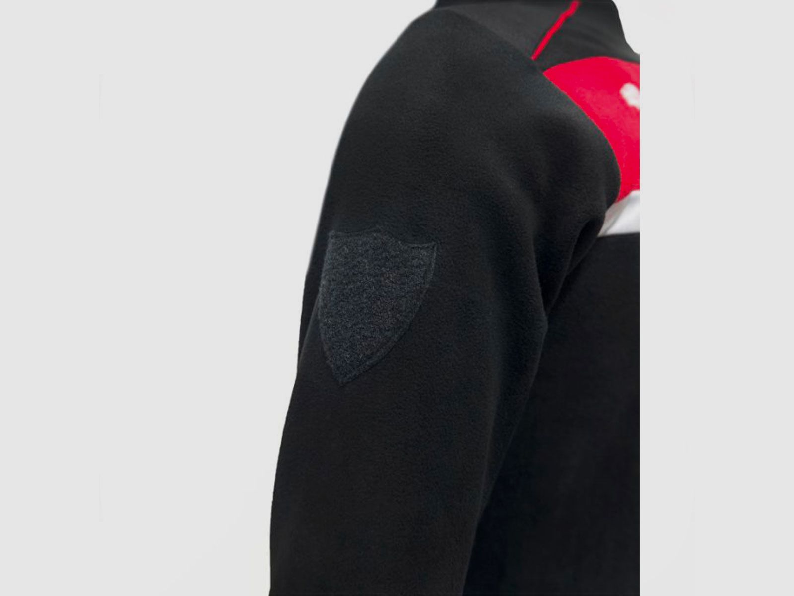 PILE CARABINIERI SCHWARZ MIT ROTEN FINISH UND REISSVERSCHLUSS, Bild 5 von 5