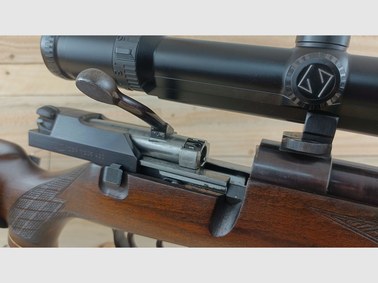 Mauser Mod. 66S, Mauser 66S, Kal. 9,3x62 *met Zeiss Diavari & verlichte richtkruis*