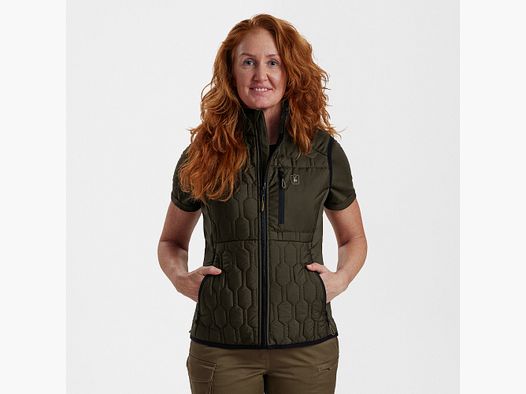 Chaleco Acolchado Deerhunter Lady Mossdale Verde Bosque 48