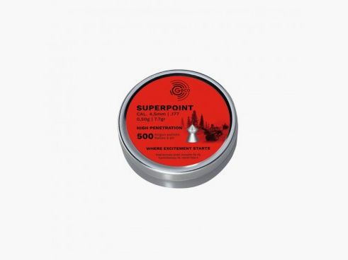 PLOMBS GECO POINTUS 4.5 POUR CARABINE OU PISTOLET A PLOMB