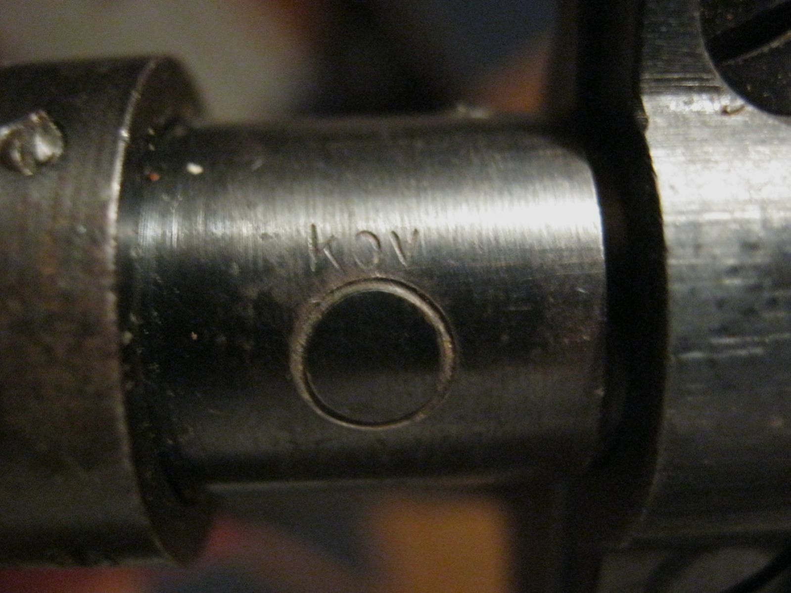 Telescopio ZF41 kov K98 Mauser de la Segunda Guerra Mundial
