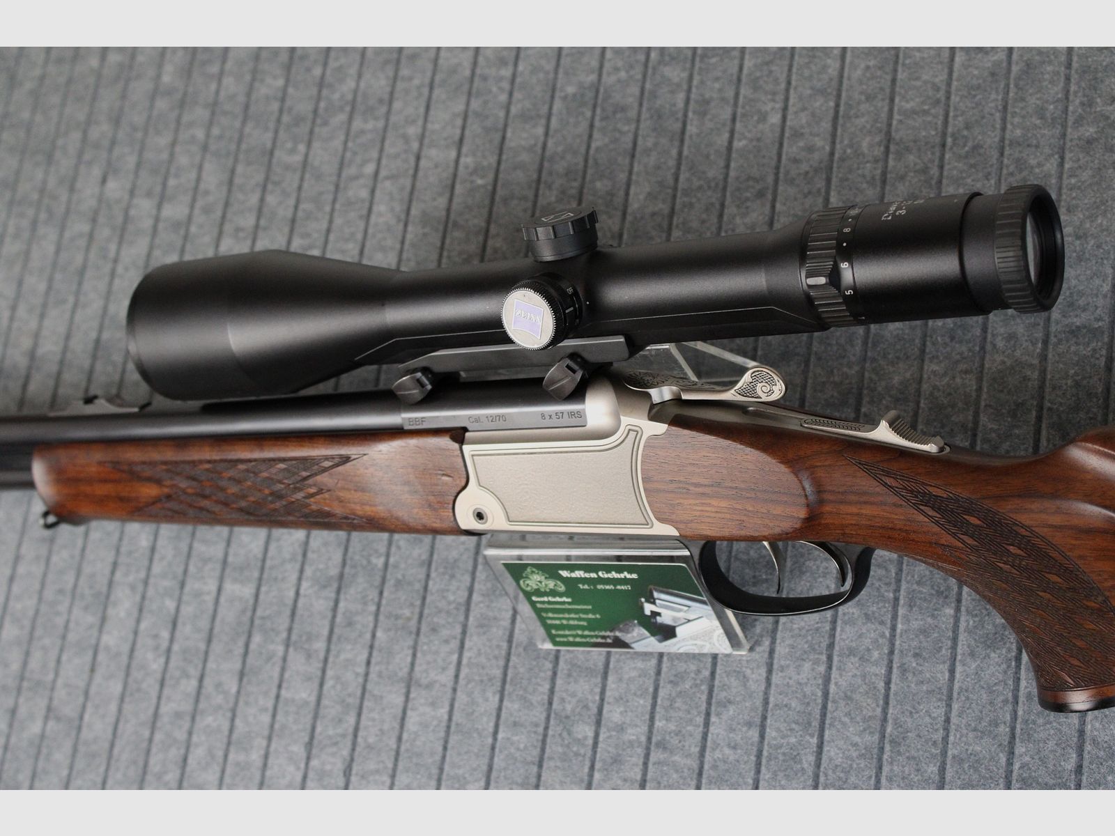 Blaser Bockbüchsflinte BBF 95 8X57IRS - 12/70 - Zeiss 3-12X56