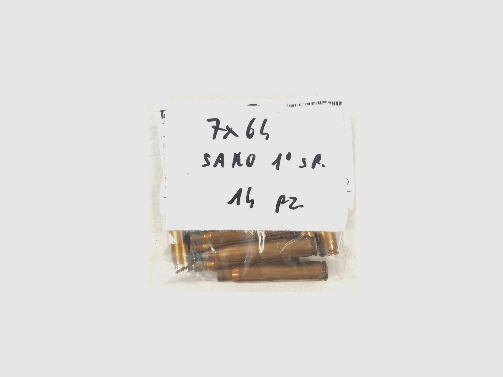 Hülsen 7x64 SAKO gebraucht 1. Schuss Packung 14 Stk.
