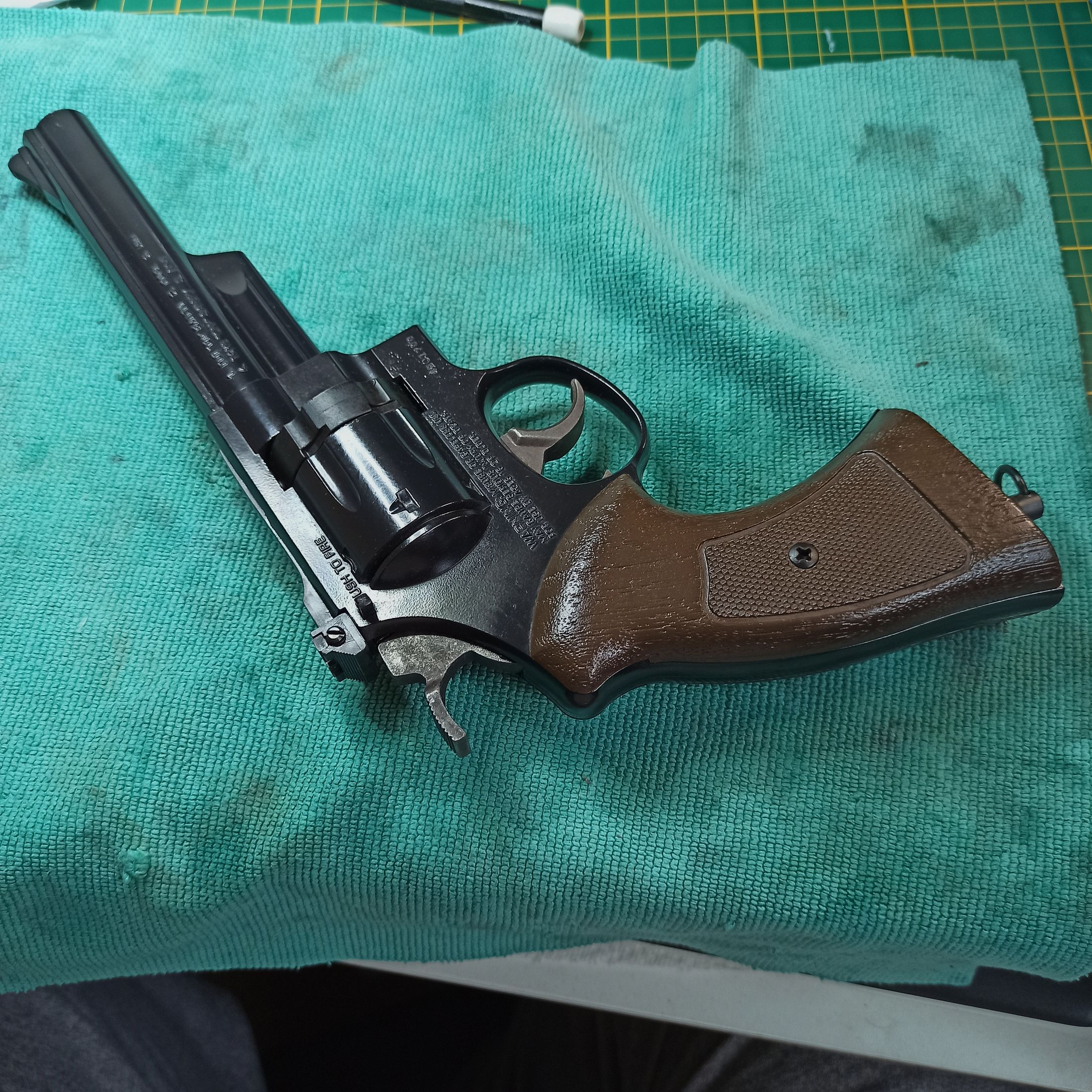 Vintage: 2 x CO2 Revolver "Daisy" Powerline 44 Diabolo 4,5 gereviseerd