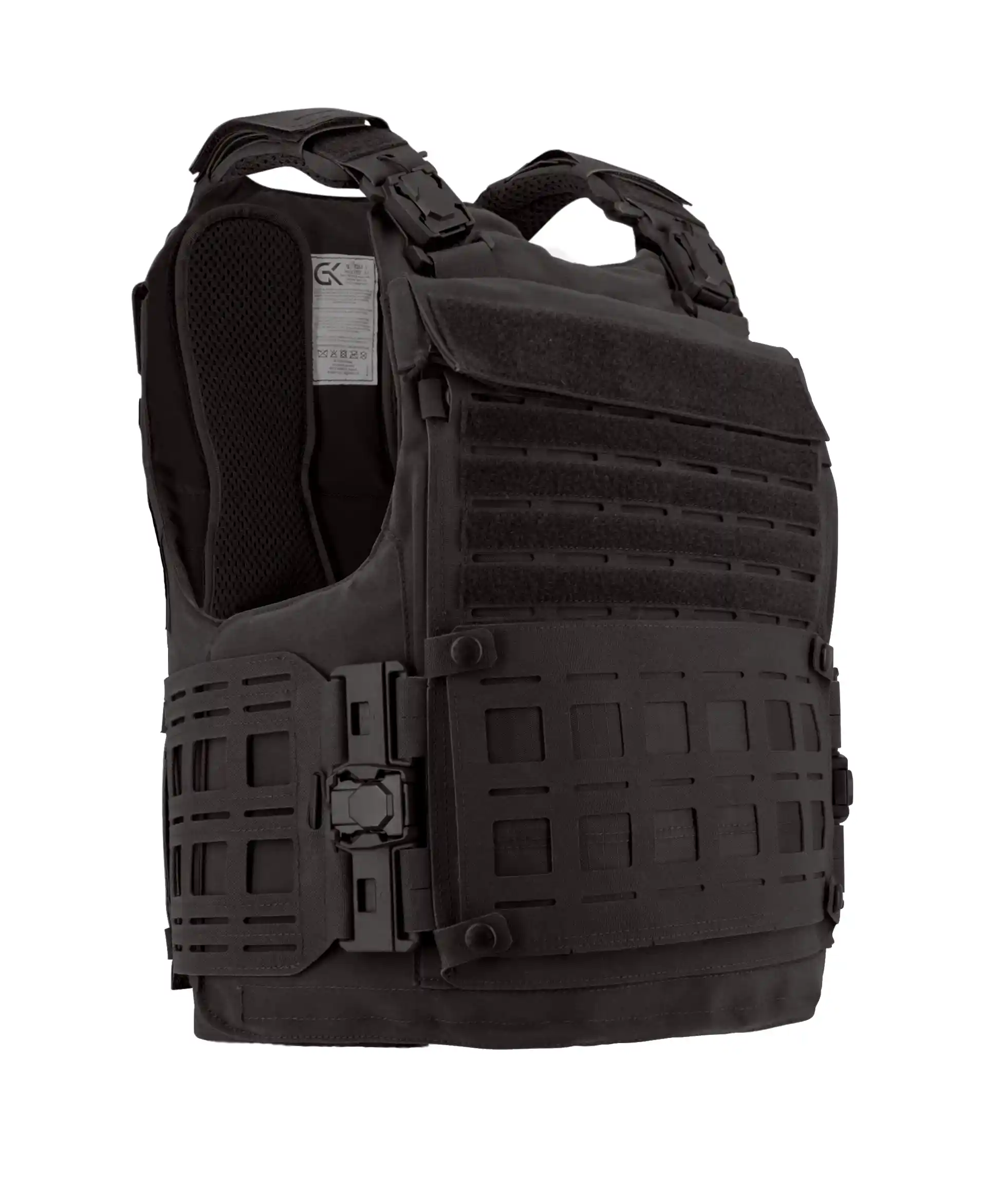 GK CASE TATTICA 4 IN 1 PER GILET ANTIBALISTICO NERO T2, immagine 1 di 4