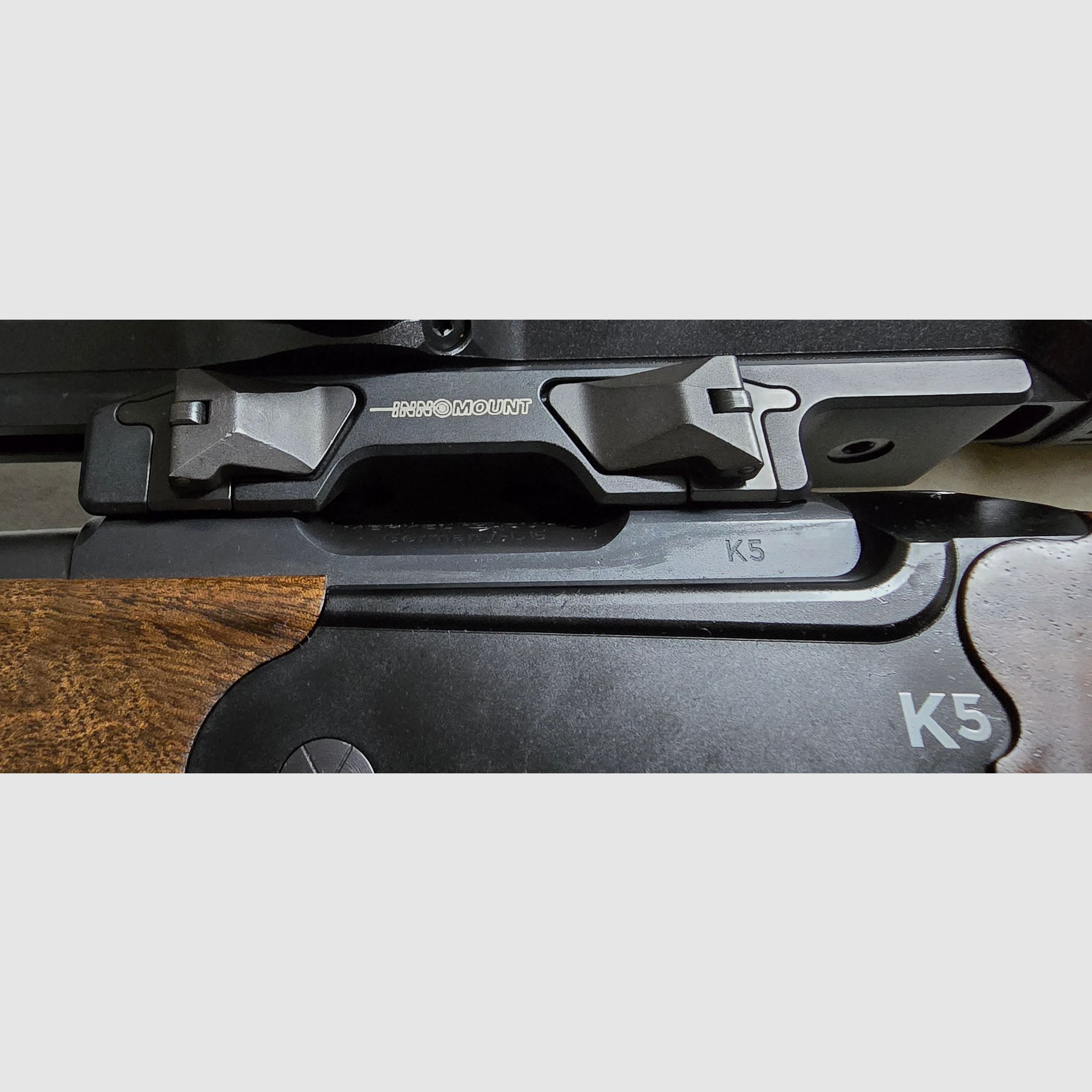 Merkel K5 Extrem with ZEISS V8 1.8-14x50 riflescope with rail and VANWARD Hunter PRO, overbarrel titanium suppressor for caliber .30