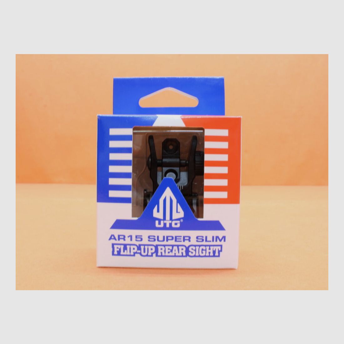 UTG - Leapers UTG Flip-Up Rear Sight Low Profile Compact (MNT-955)/ Klappbares Dioptervisier für Picatinnyprofil