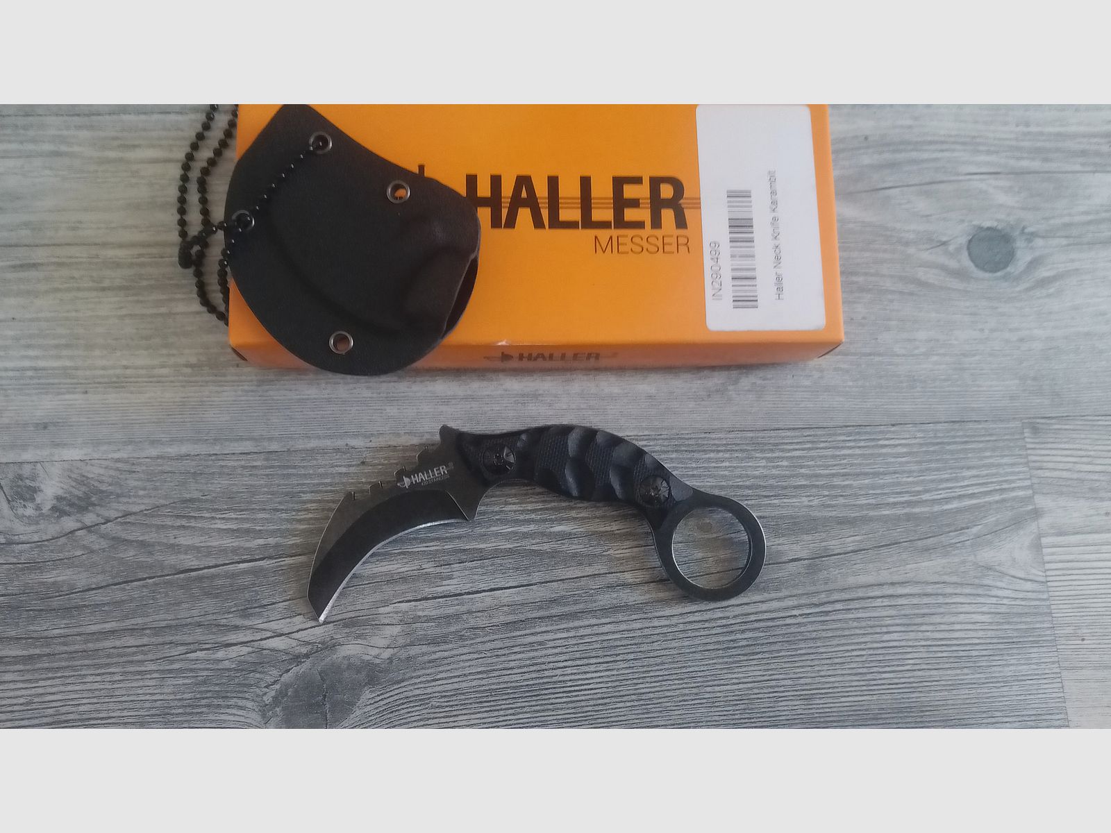 Haller Neck Knife Karambit – unbenutzt