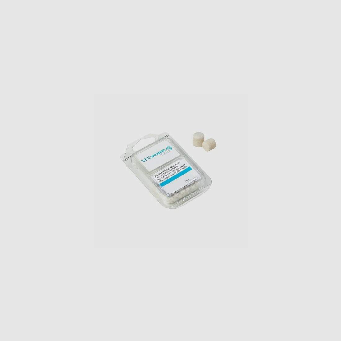 Tapones de limpieza rápida VFG 5,5mm / .22, 80 piezas