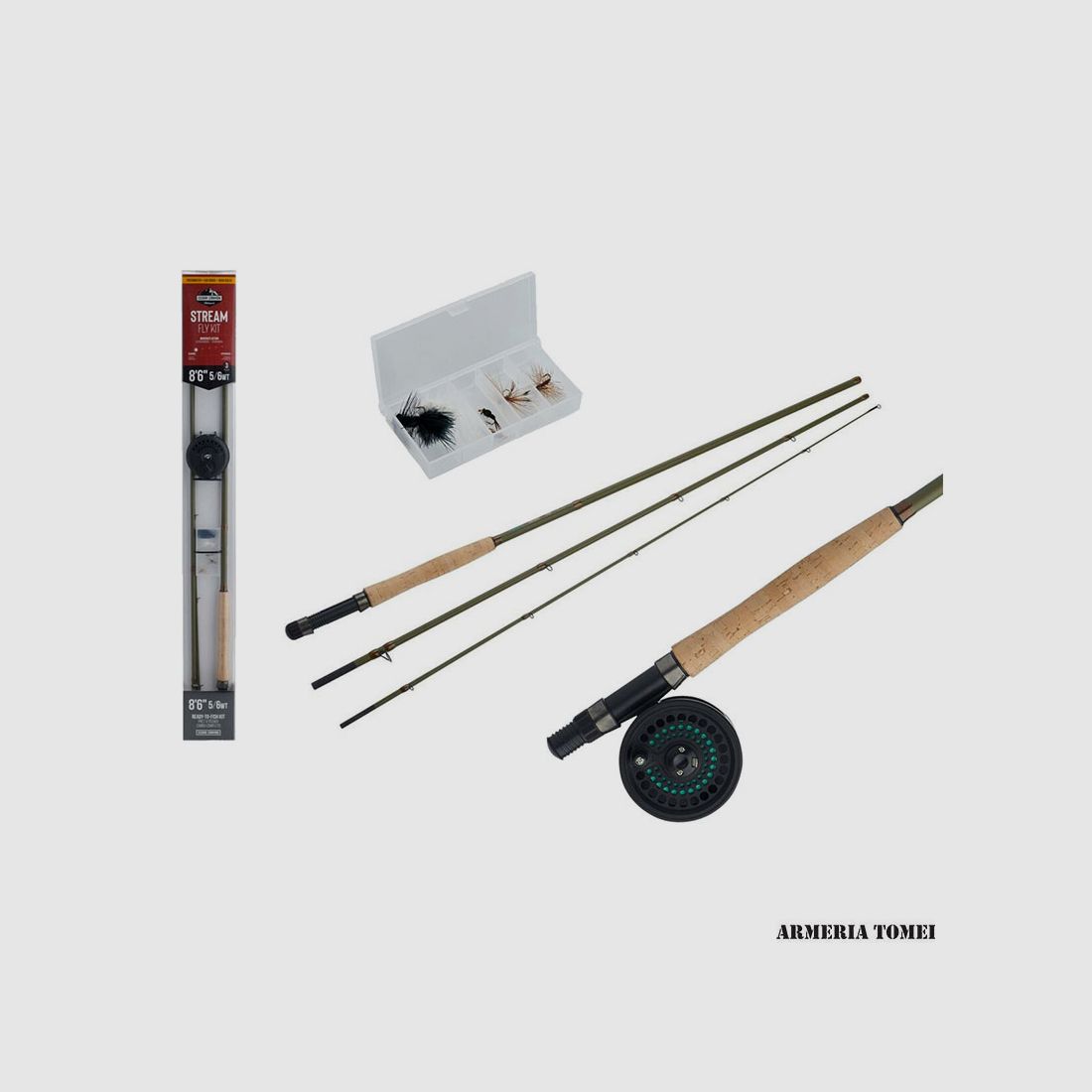 SHAKESPEARE – CEDAR CANYON STREAM FLY KIT MITTELAKTION 8’6″ 5/6WT (3PZ.), Bild 1 von 7