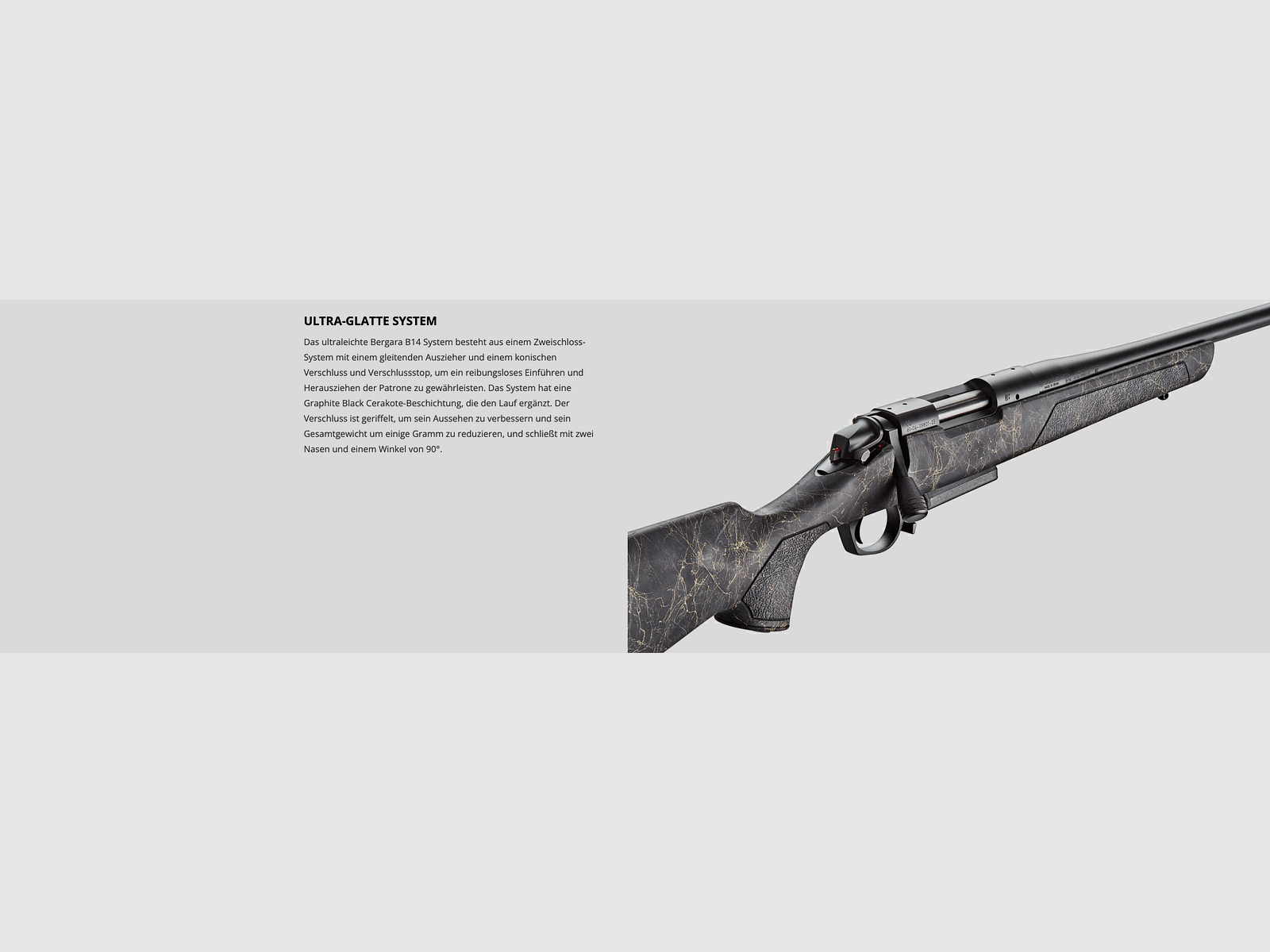 Bergara B14 Stoke .308 Win. 5/8-24 UNEF Lauflänge 20''Drall 1:10'' Repetierbüchse