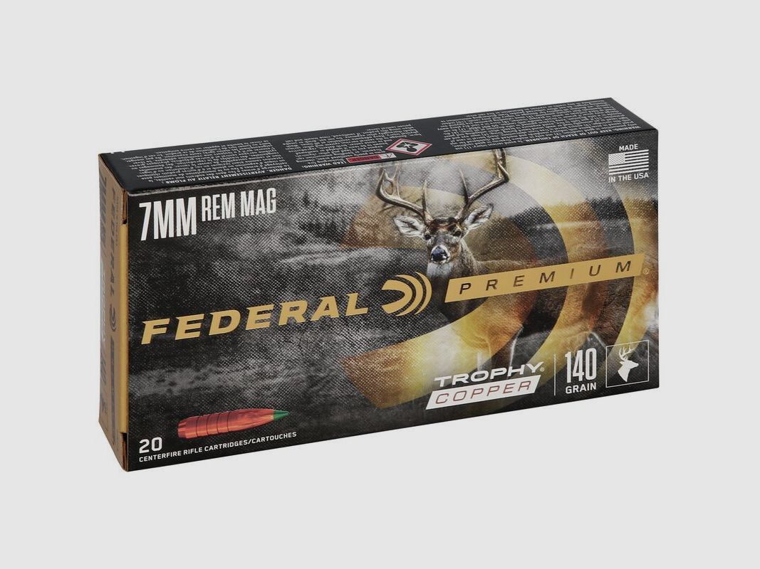 Büchsenmunition FEDERAL Trophy Copper – 7mm Rem. Mag. – 140 grains, Bild 6 von 6