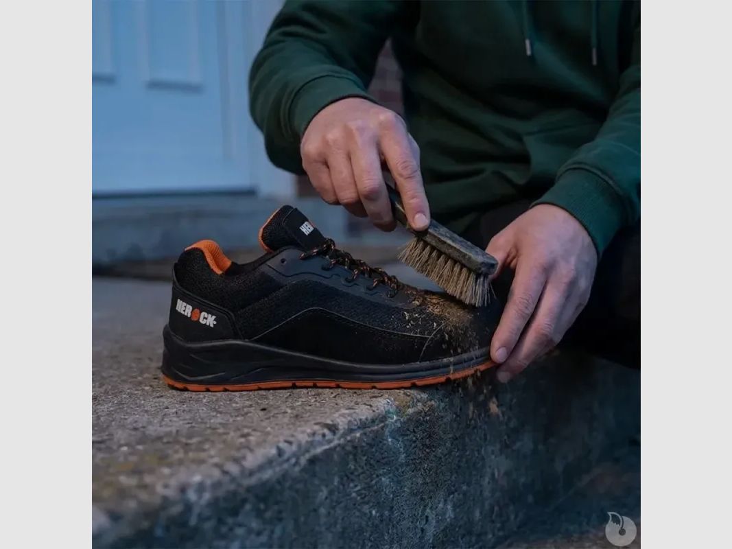 Chaussures de sécurité Leno - S1P SRC - Noir/Orange - Homme, image 3 sur 12