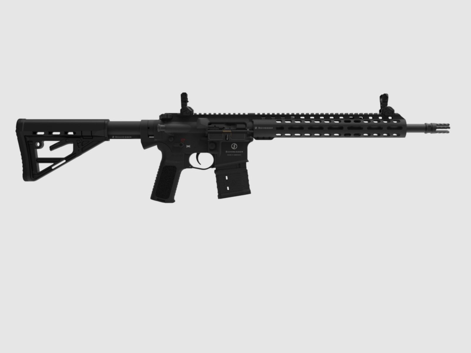 SCHMEISSER AR15 M4FL SL rifle in caliber .223 Remington LL 37 cm