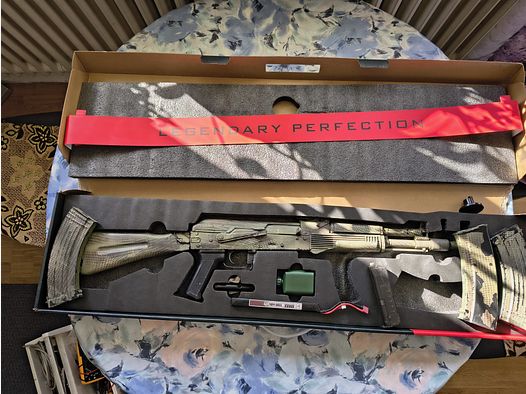 E&L AK-105 Airsoft + Diamond+ Designwaffe + Zubehör – buen estado, envío posible