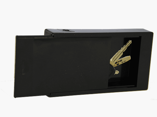 Magnetische Schlüsselbox mit Schiebedeckel