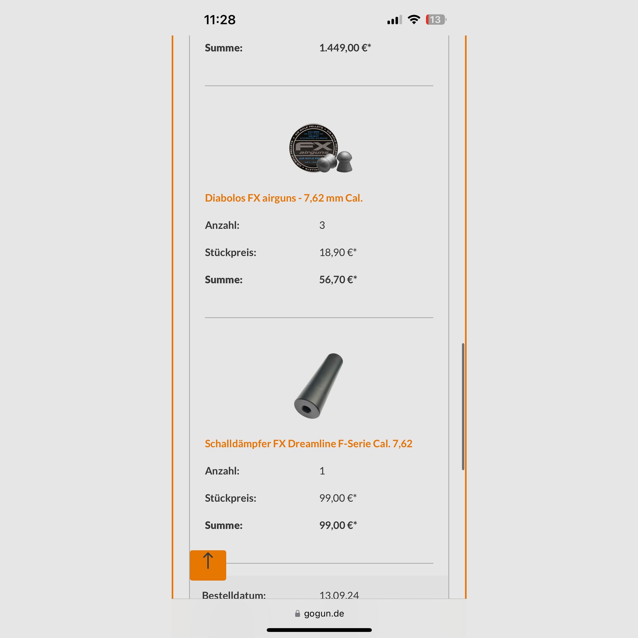 F-Serie Dreamline Tactical mit Klappschaft - Cal. 7,62 mm - inkl. Zubehör - wie Neu