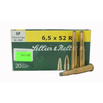 Amunicja S&B kal. 6,5x52R 7,6g SP
