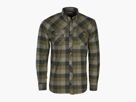 Pinewood Pinewood Hemd Lumbo oliv suede brown