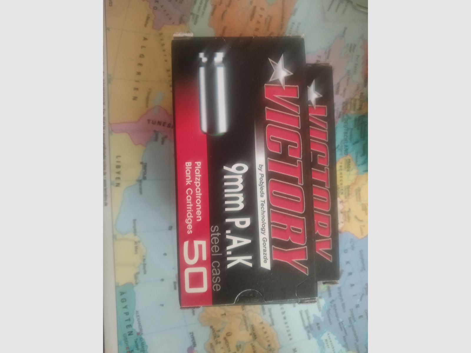 100 Platzpatronen von Victory ( Umarex) neu! 9mm pak