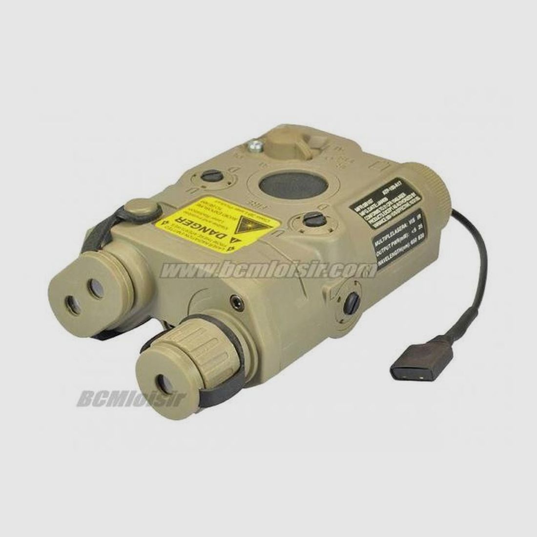 AN/PEQ 15 Gehäuse Tan Nuprol - Eingebaute wiederaufladbare Batterie - Leistung und Vielseitigkeit für Laserzubehör, Bild 5 von 5