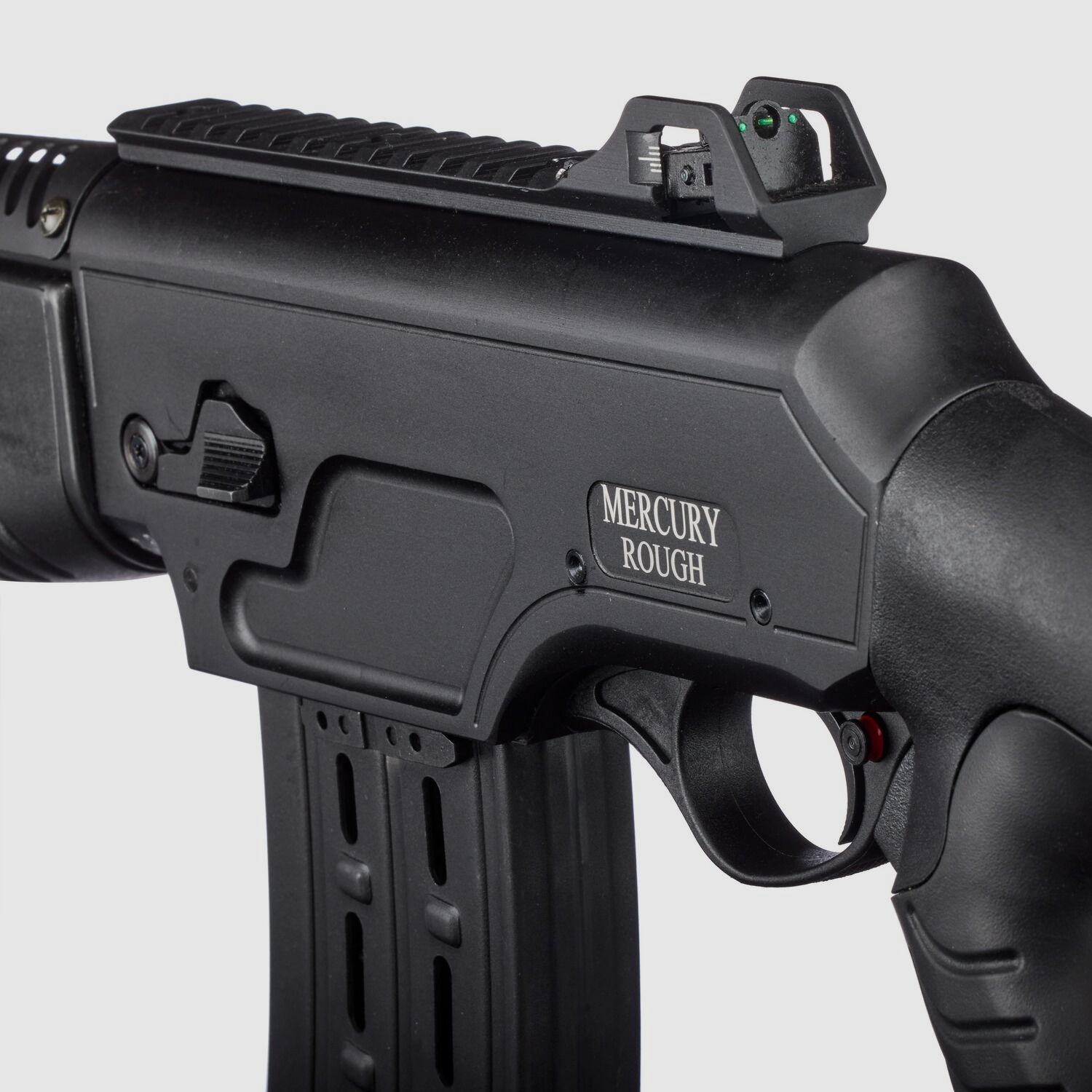 Fusil de chasse semi-automatique Mercury sport Pro Tuning Raider avec crosse noire et magasin de 2 coups, cal. 12/76