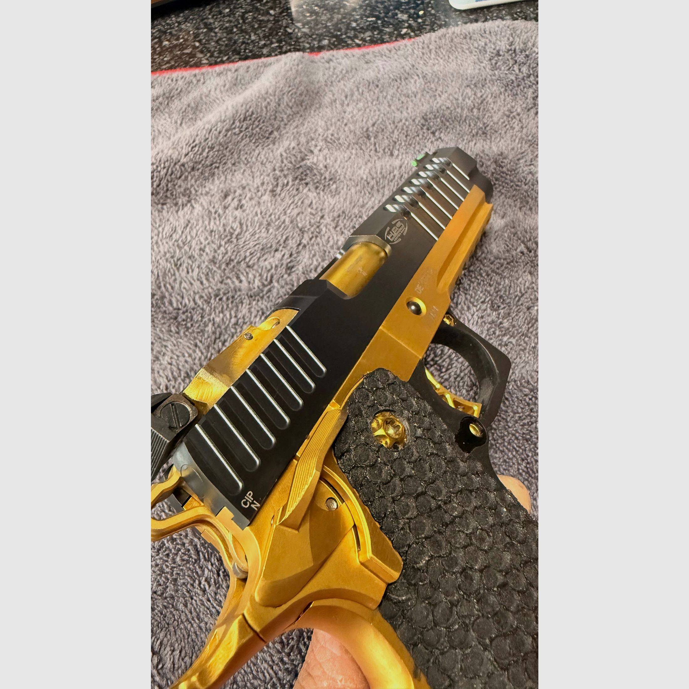 IPSC Standard optics STI 2011 HPS Range Master 5.4“ 9mm Luger with front cut, Picatinny rail, weapon is optic ready not CZ Shadow, Infinity, KMR, Sig Sauer, Walther, Beretta