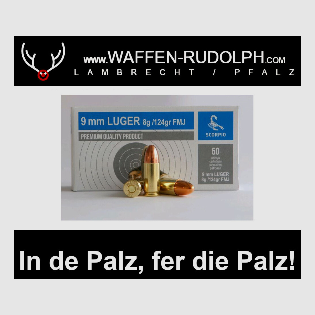 STV Scorpio - VM 8.0g lead core, brass casing - new production