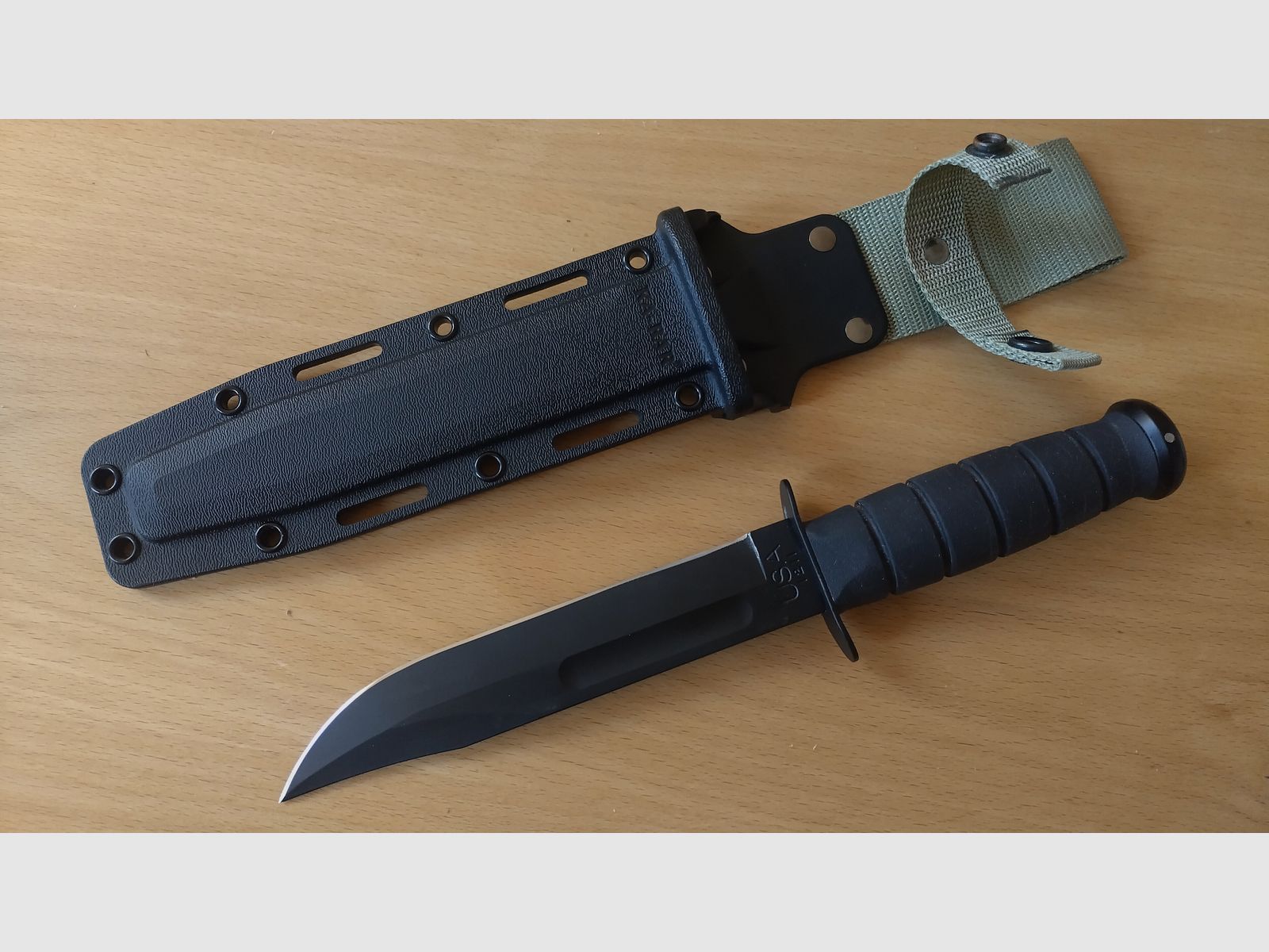 ORIGINAL KA-BAR 1213 1211 USMC Messer Knive US Army Kampfmesser