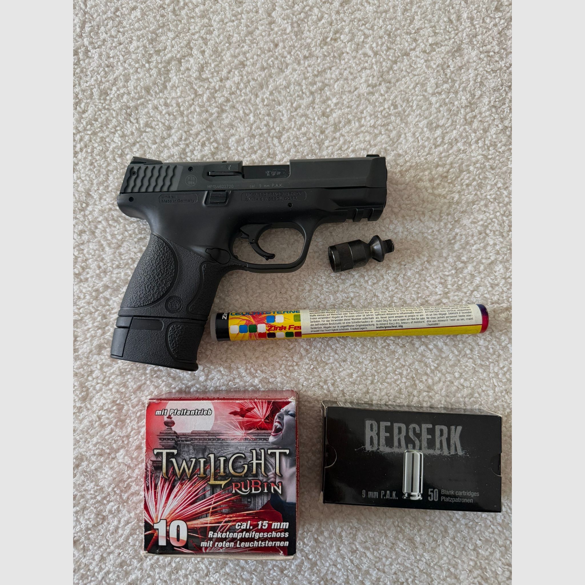 Smith & Wesson M&P 9C pistola de fogueo calibre 9mm P.A.K