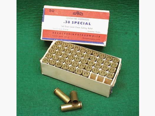 SAKO Hülsen Kal.38Special, gebraucht
