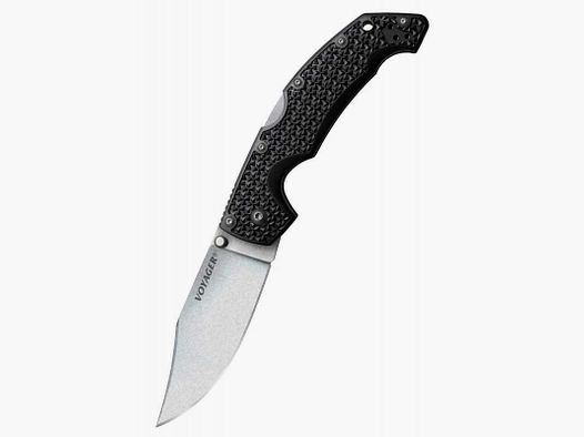 Cold Steel Voyager Clip Taschenmesser, Large, Glatte Schneide, AUS 10A