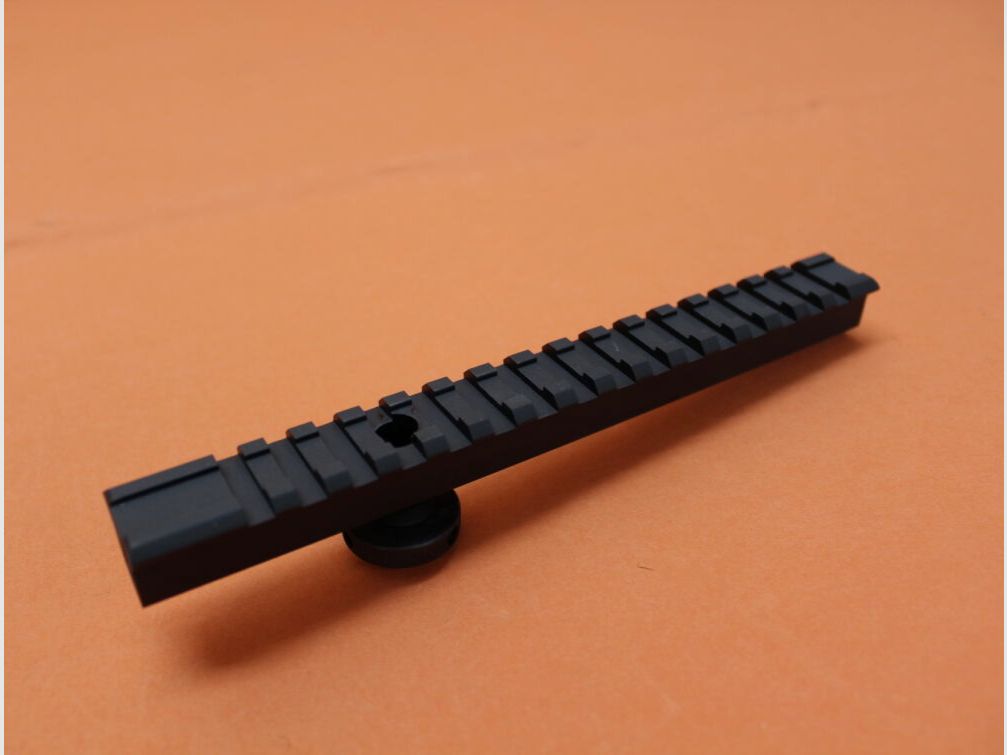 UTG - Leapers AR-15: Montaje de mango de transporte UTG 190mm (MNT-991T) Alu negro con perfil Picatinny Diseño See-Thru