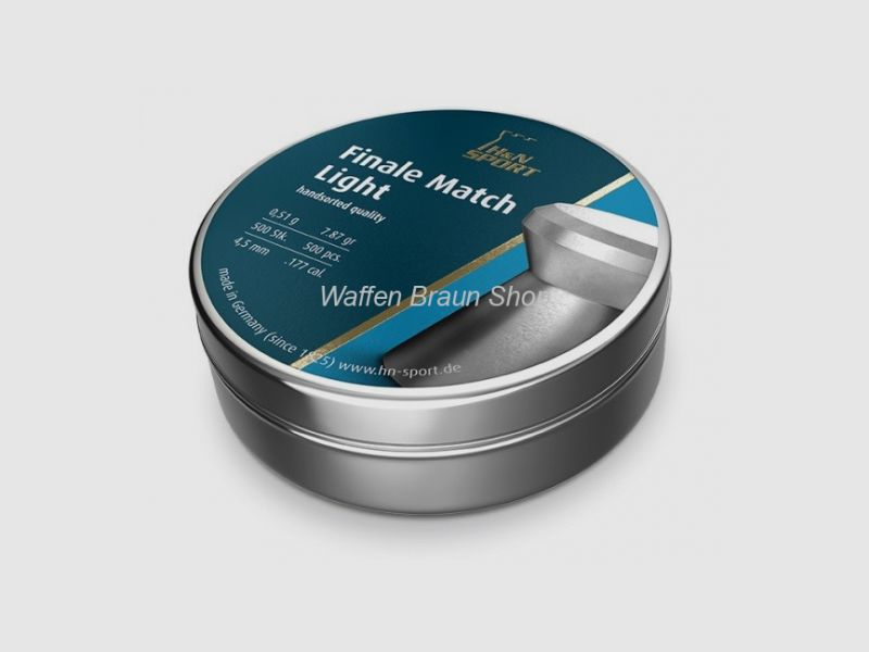 H&N Finale Match Light 4,49 mm, 500 Stk.