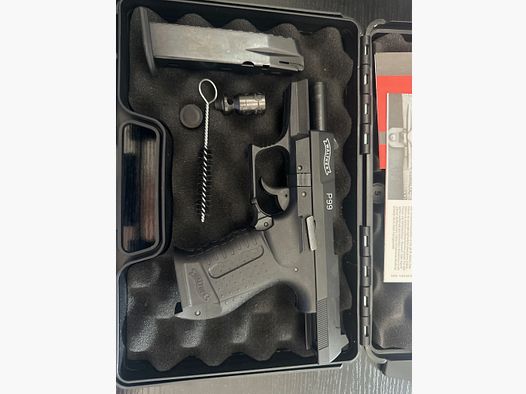 Walther P99 Schreckschuss 9mm P.A.K. (Umarex) – inkl. Waffenkoffer & Restmunition