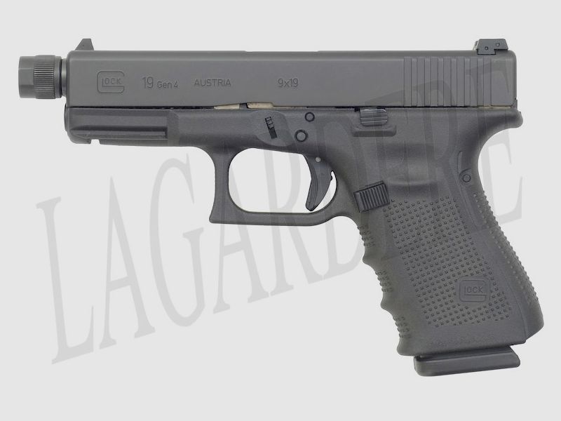 GLOCK 19 GEN. 4 LAUF FILETIERT (PISTOLE)