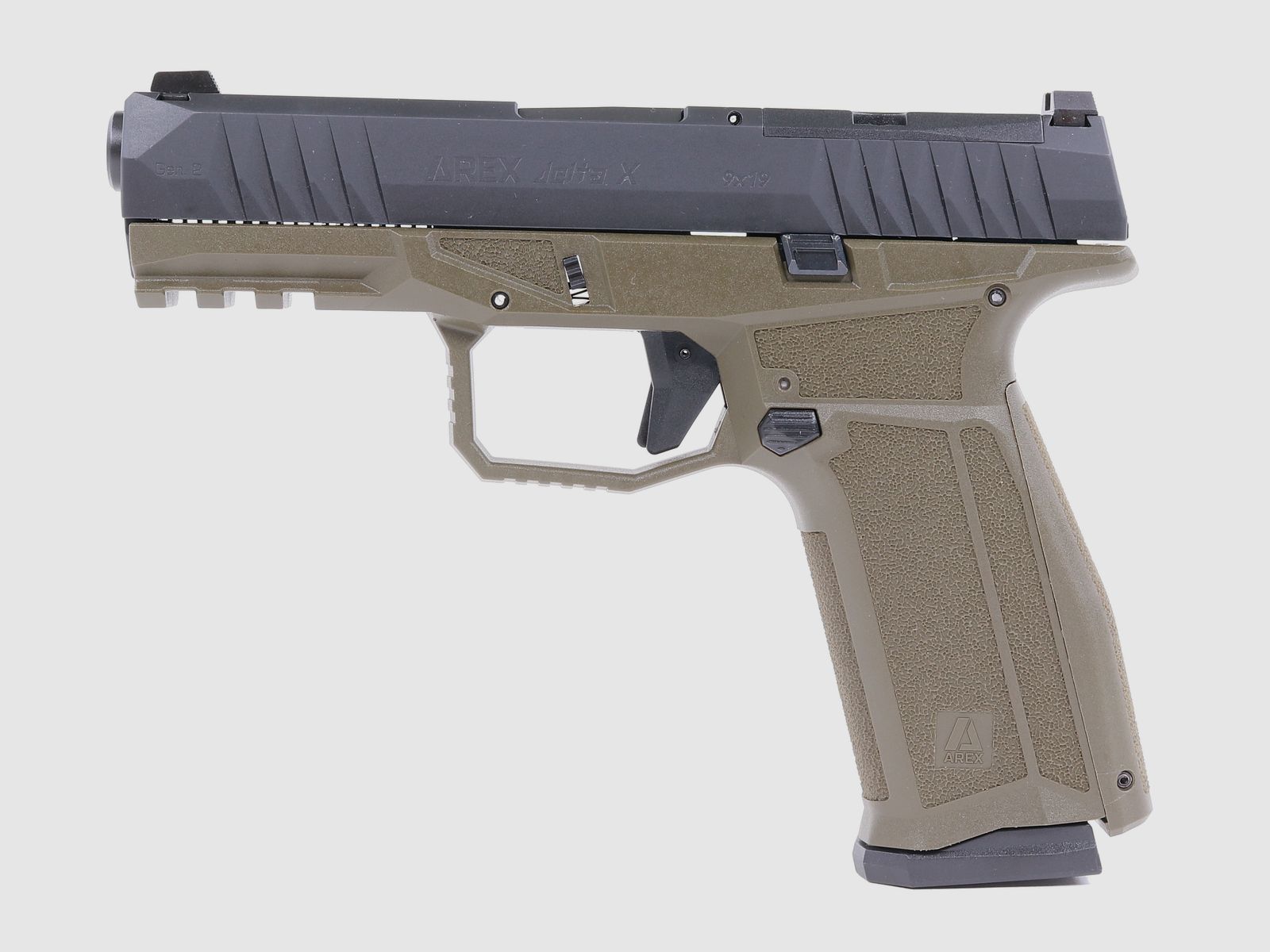 AREX DELTA 2 X OR oliv, Kaliber 9mmLuger || Pistole