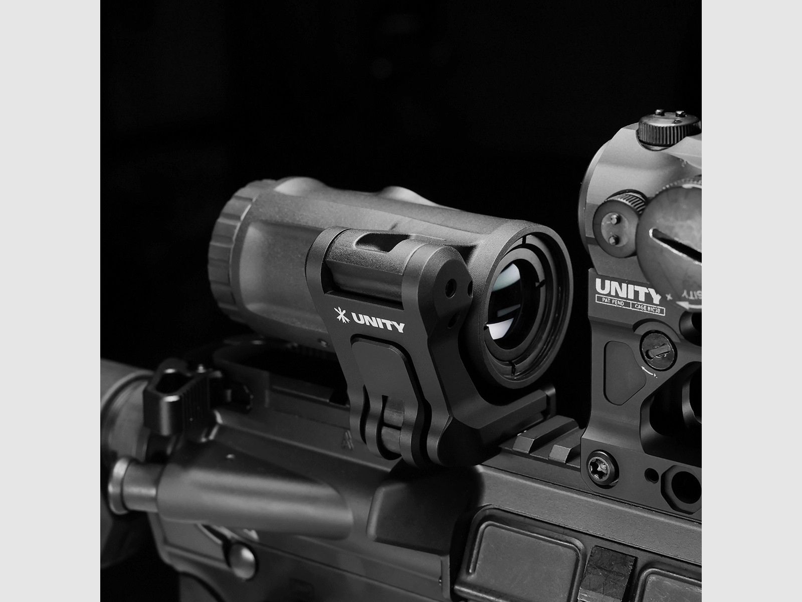 Unity Tactical - Powiększalnik FAST FTC 4X - Czarny - FST-M4B, zdjęcie 5 z 6