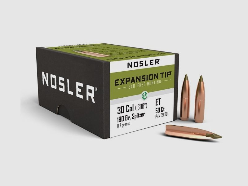 Nosler Hunting Cal .30 E-Tip Lead-Free - 180 Grain #59180