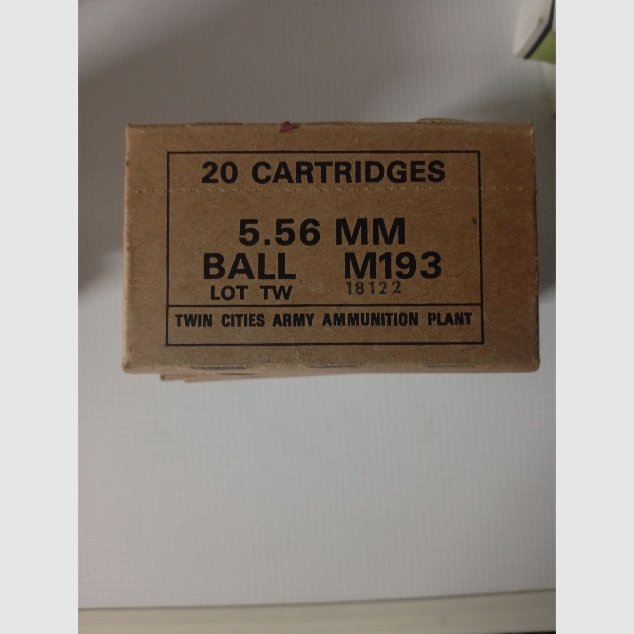 5,56x45 M193 Ball Munition 