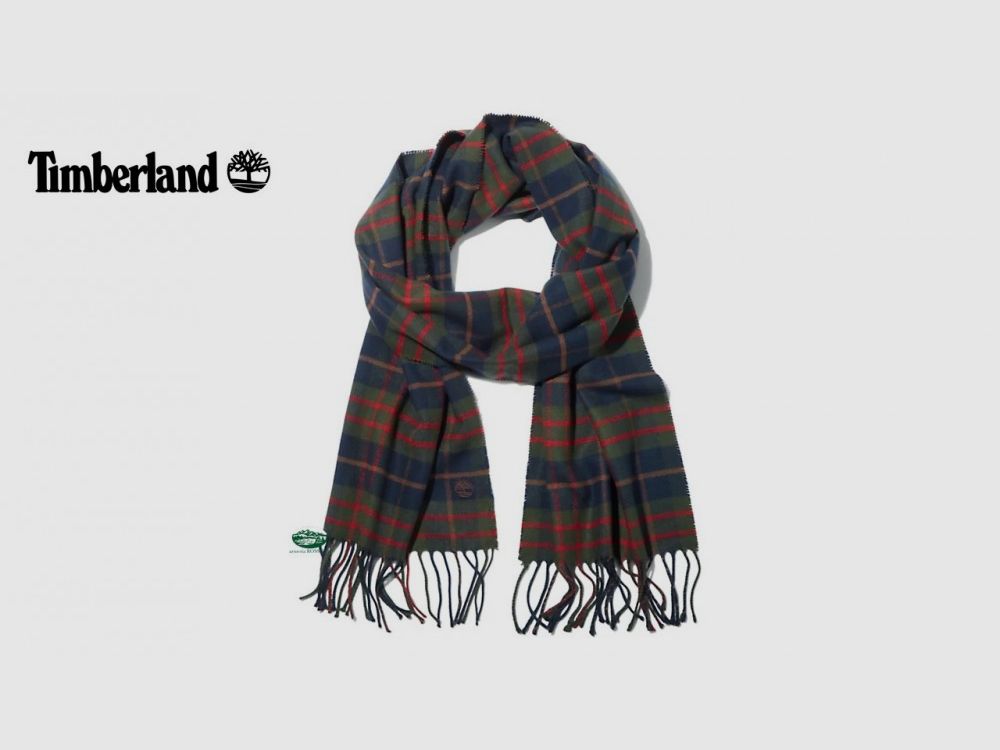 TIMBERLAND Tartan-Schal grün