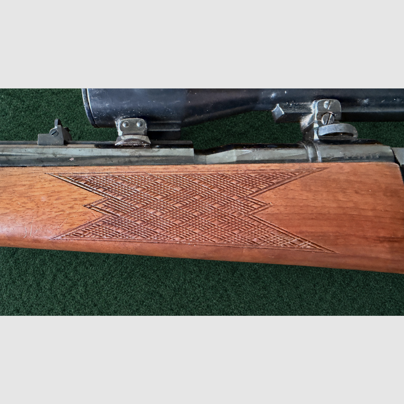 Mauser Modell 66 bolt-action rifle .375 H&H Magnum with Schmidt & Bender 6×42 scope, zdjęcie 3 z 11