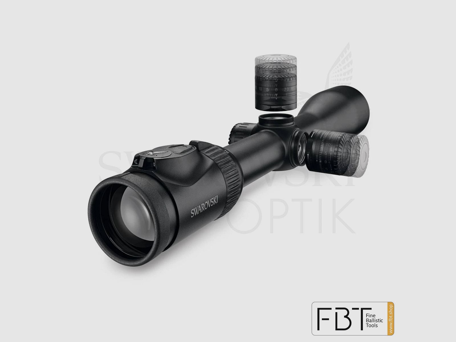 BTF Flexibler Ballistikturm für Zielfernrohr | für alle Z8i Modelle | SWAROVSKI OPTIK, billede 2 af 2