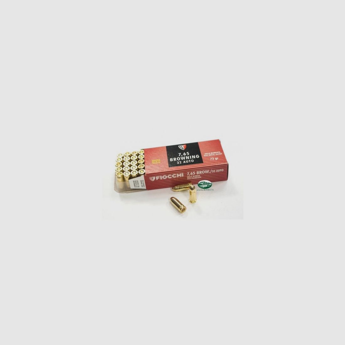 FIOCCHI Munition 7,65 BROW/32 AUTO 73gr FMJ
