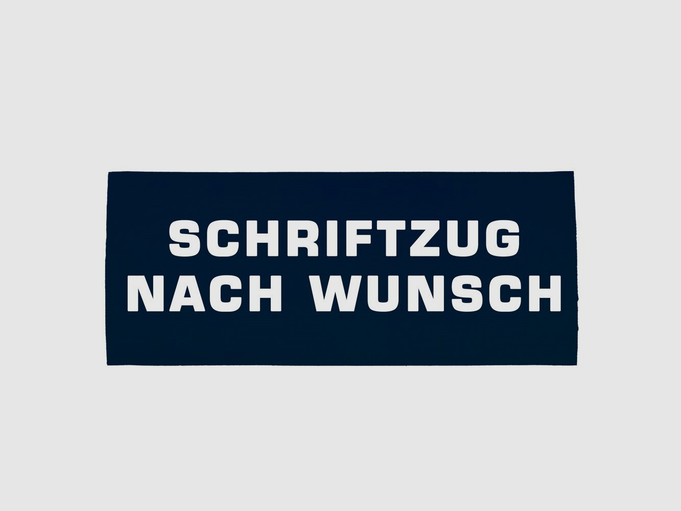 Patch für Einsatz-Warnweste Navy Blau rücken Ohne Aufdruck