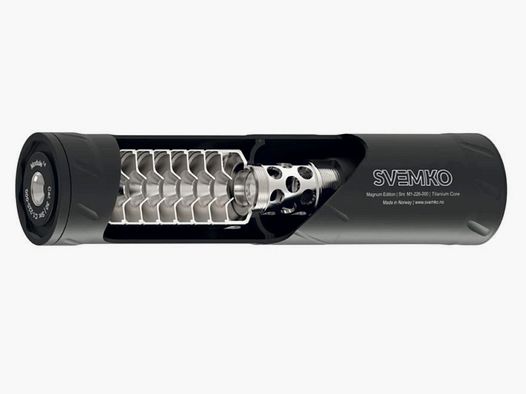 Tłumik SVEMKO Magnum Quick Mount kal. 8 mm bez adaptera gwint wylotowy